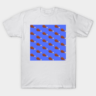 Chicken Leg - Blue T-Shirt